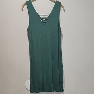 Green Sleeveless Dress